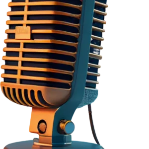 Product: Metal Microphone On Stage